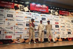 Podio: Nasser Al Attiyah, Orlando Terranova y Mikko Hirvonen