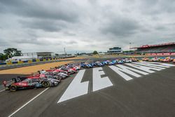 La photo de groupe des ORECA LMP2