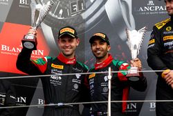 Podium Pro-AM: tweede plaats #97 Oman Racing Team met TF Sport, Aston Martin V12 GT3: Ahmad Al Harth