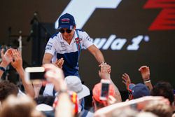 Felipe Massa, Williams, on stage