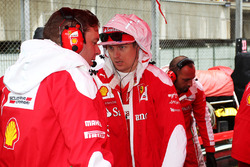 Kimi Raikkonen, Ferrari con Dave Greenwood, Ferrari