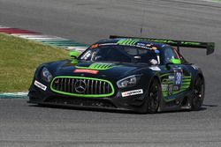 #38 MS Racing, Mercedes AMG GT3: Alexander Hrachowina, Edward Lewis Brauner, Martin Konrad, Zeljko Drmic