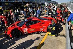 #62 Risi Competizione Ferrari 488 GTE: Toni Vilander, Giancarlo Fisichella, James Calado