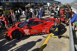#62 Risi Competizione Ferrari 488 GTE: Toni Vilander, Giancarlo Fisichella, James Calado