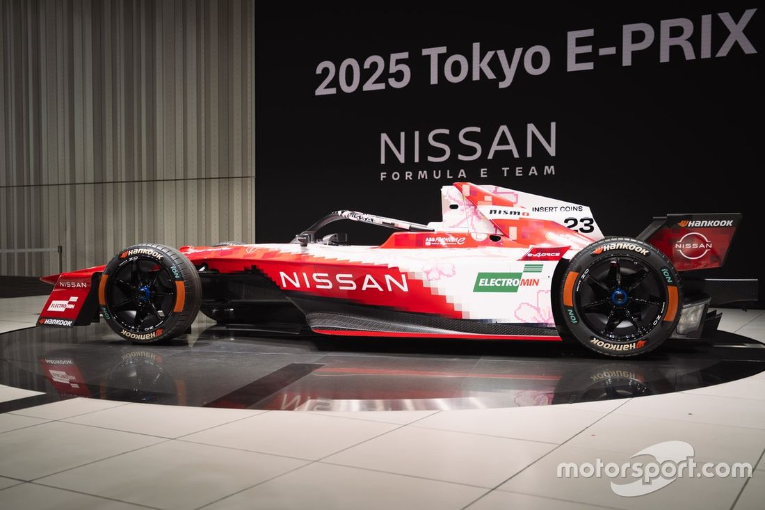 日産、東京E-Prixに向けて特別カラーリングを発表 フォーミュラE