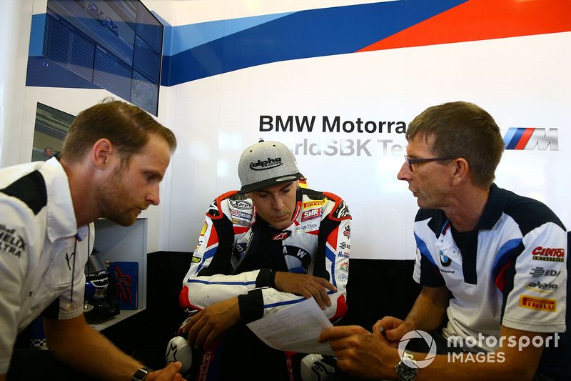 Markus Reiterberger, BMW Motorrad WorldSBK Team, mit Pete Benson
