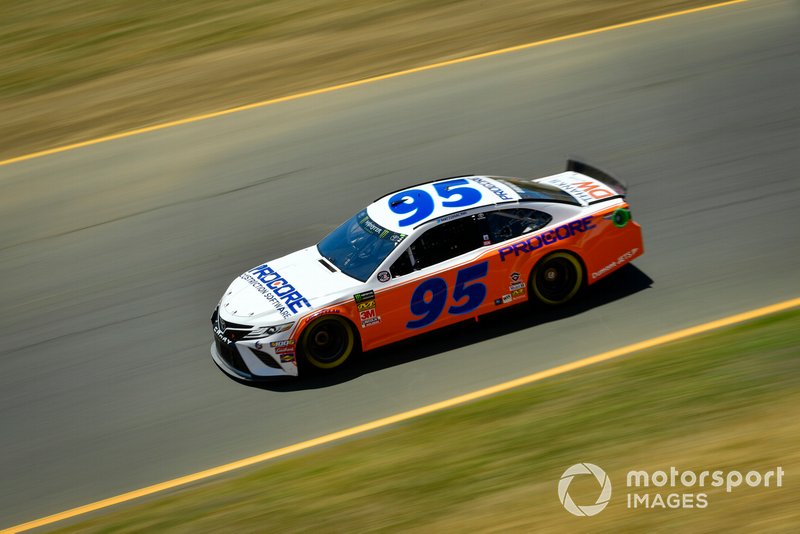 Matt DiBenedetto, Leavine Family Racing, Toyota Camry Procore Thanks DW Throwback