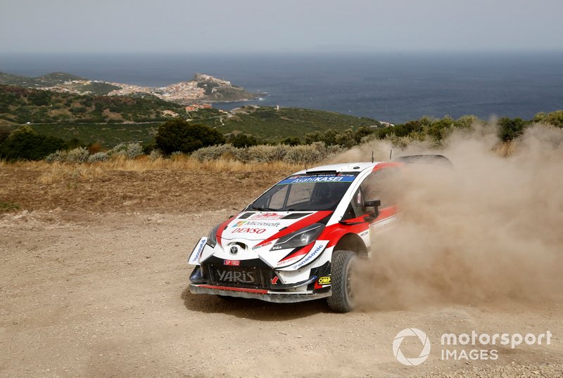 Juho Hänninen, Tomi Tuominen, Tommi Mäkinen Racing Toyota Yaris WRC
