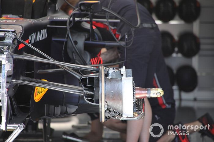 Detalle del freno delantero Red Bull Racing RB15