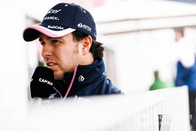 Sergio Perez, Racing Point parla con i media