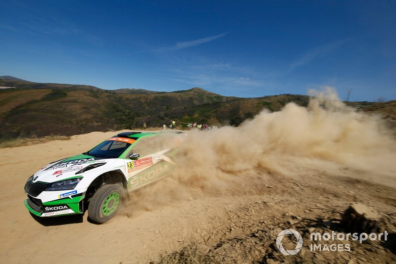 Kalle Rovanperä, Jonne Halttunen, koda Motorsport koda Fabia R5
