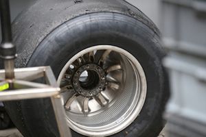 Haas F1 Team VF-18 Rear Wheel Detail