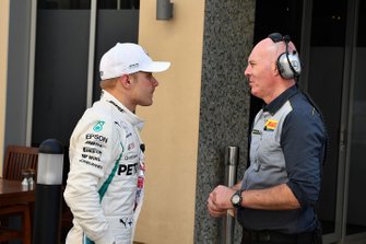Valtteri Bottas, Mercedes AMG F1 and Pirelli engineer