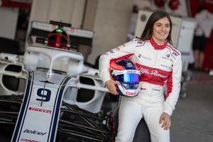 Tatiana Calderon, pilote d'essais de Sauber