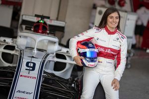 Tatiana Calderon, pilote d'essais de Sauber 