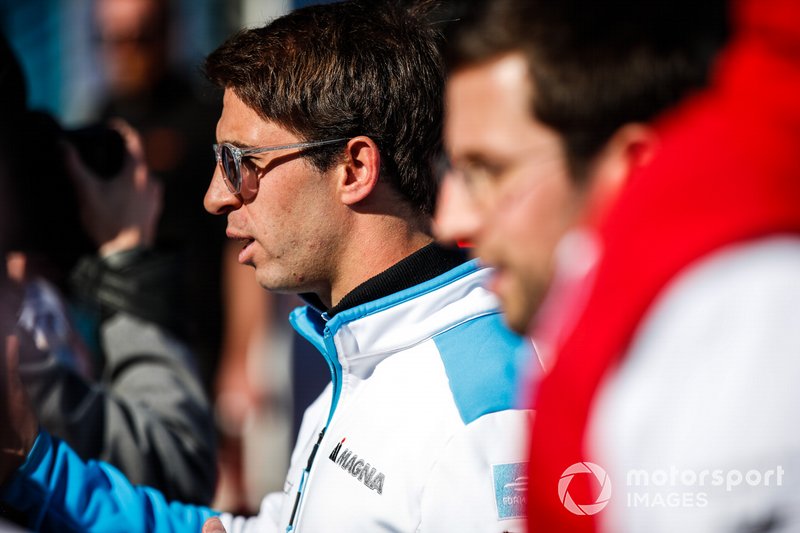 Antonio Felix da Costa, BMW I Andretti Motorsports, talks to the press