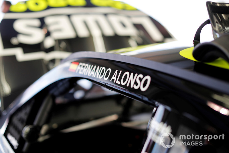 Name of Fernando Alonso on the NASCAR  