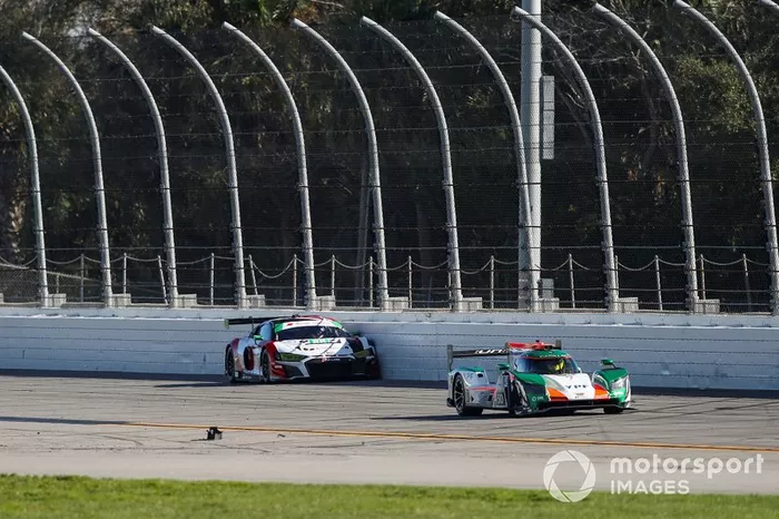 Agustín Canapino y el Juncos Racing en acción en Daytona