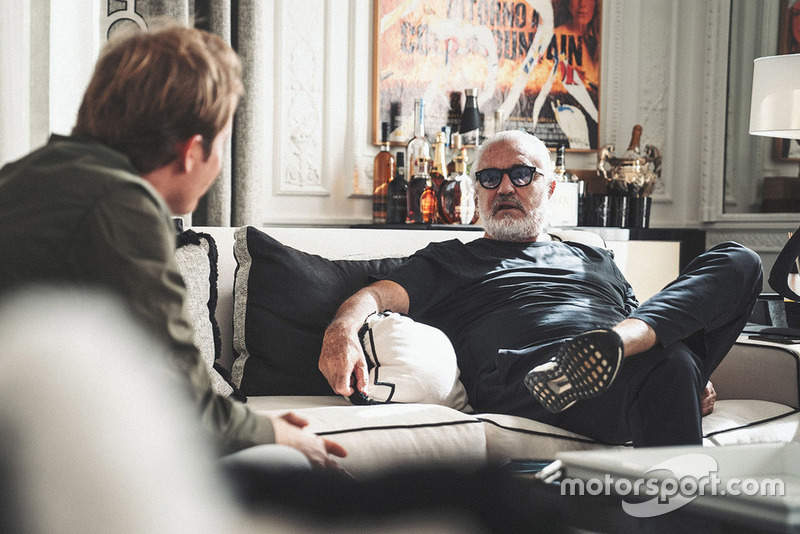 Nico Rosberg trifft Flavio Briatore zum Interview