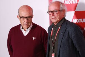 Carmelo Ezpeleta, CEO Dorna Sports, Vito Ippolito, Presidente FIM
