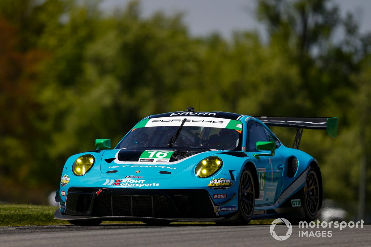 #16 Wright Motorsports Porsche 911 GT3R: Ryan Hardwick, Jan Heylen
