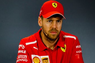 Sebastian Vettel, Ferrari basın toplantısında