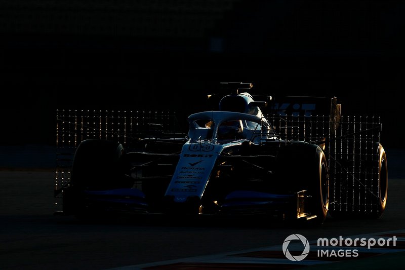 George Russell, Williams FW42 with aero sensors