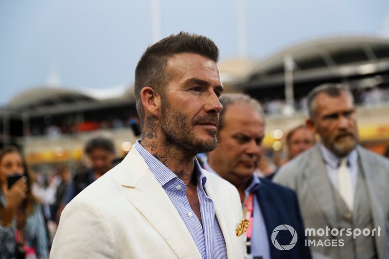 David Beckham on the grid