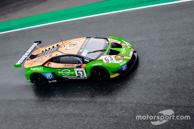 #63 GRT Grasser Racing Team Lamborghini Huracan GT3 Evo: Mirko Bortolotti, Rolf Ineichen, Christian Engelhart