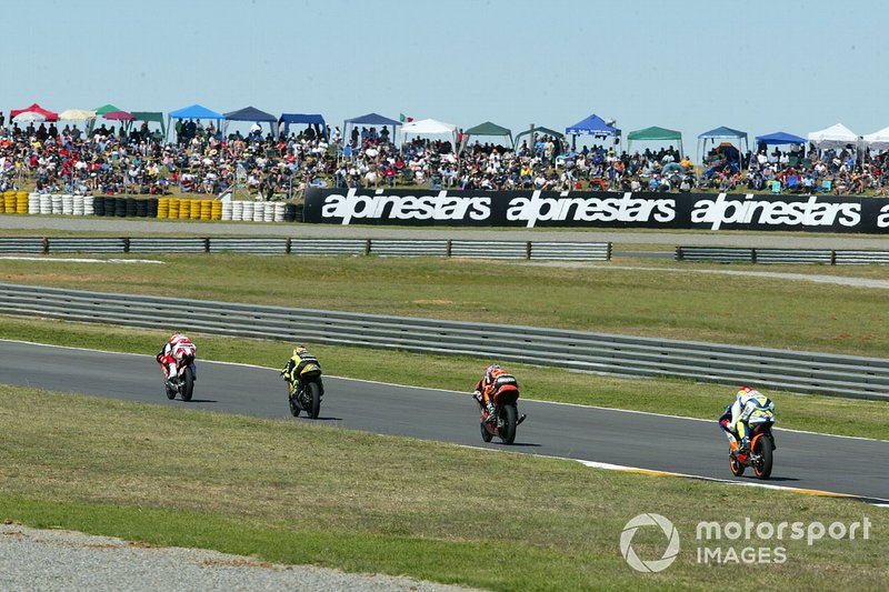 Roberto Locatelli, Andrea Dovizioso, Casey Stoner et Pablo Nieto