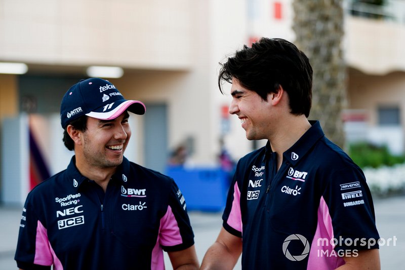 Sergio Pérez, Racing Point y Lance Stroll, Racing Point