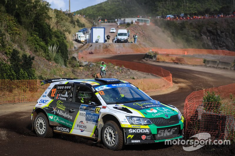 Ricardo Teodosio, Teixeira Jose, Skoda Fabia R5, Rallye Azores, FIA ERC