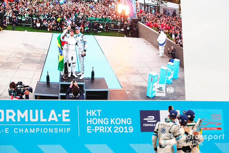 Sam Bird, Envision Virgin Racing, Lucas Di Grassi, Audi Sport ABT Schaeffler, Edoardo Mortara, Venturi Formula E, celebra