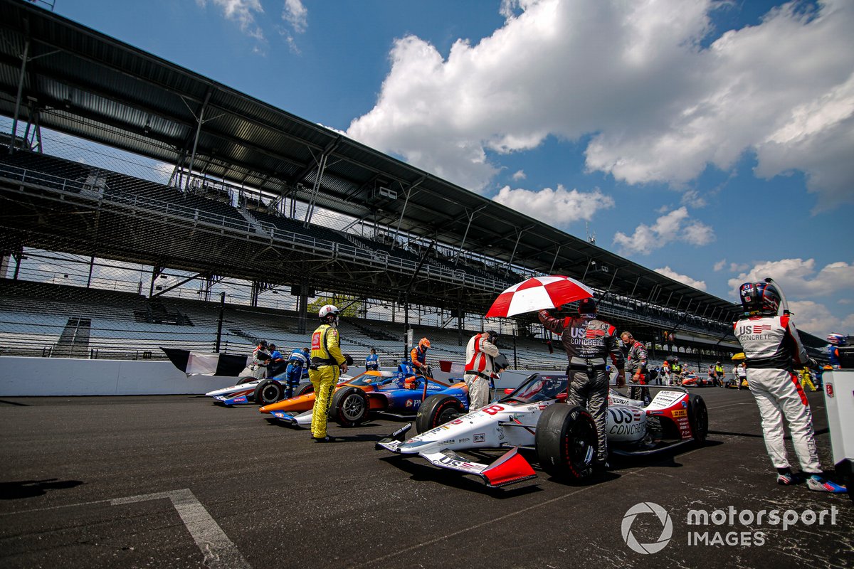 Marco Andretti, Andretti Herta with Marco & Curb-Agajanian Honda, Scott Dixon, Chip Ganassi Racing Honda, Takuma Sato, Rahal Letterman Lanigan Racing Honda