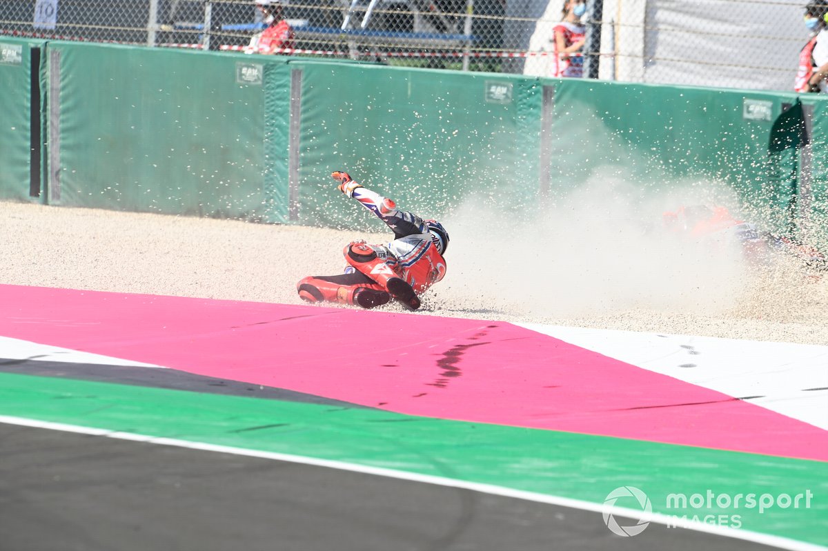 Jack Miller, Pramac Racing crash