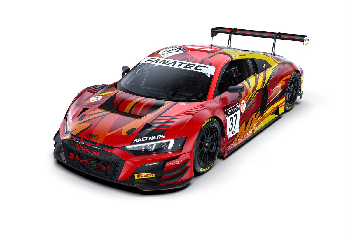 #37 Audi Sport Team WRT Audi R8 LMS GT3: Robin Frijns, Dennis Lind, Nico Müller