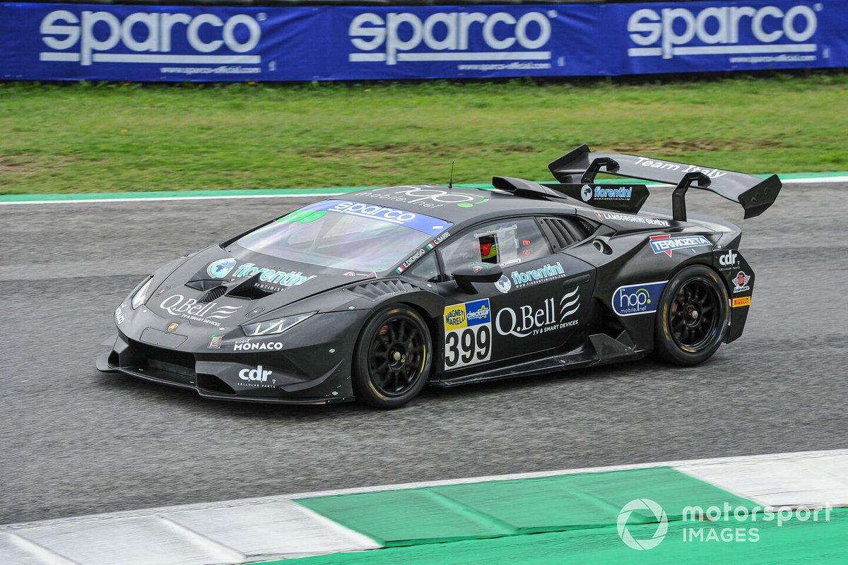 #399 Team Italy, Lamborghini Huracán Super Trofeo Evo: Ermanno Dionisio, Giacomo Barri