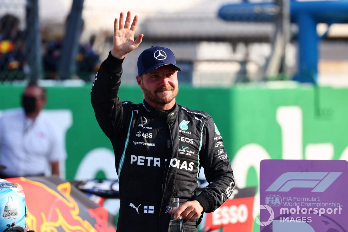 Valtteri Bottas, vincitore della Sprint Qualifying, Mercedes