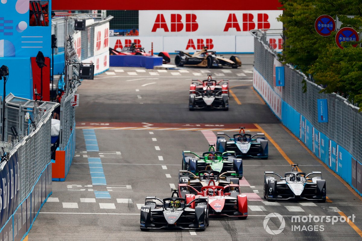 Edoardo Mortara, Venturi Racing, Silver Arrow 02, Jake Dennis, Andretti Motorsport, BMW iFE.21, Antonio Felix da Costa, DS Techeetah, DS E-Tense FE21, Stoffel Vandoorne, Mercedes-Benz EQ, EQ Silver Arrow 02, Robin Frijns, Envision Racing, Audi e-tron FE07
