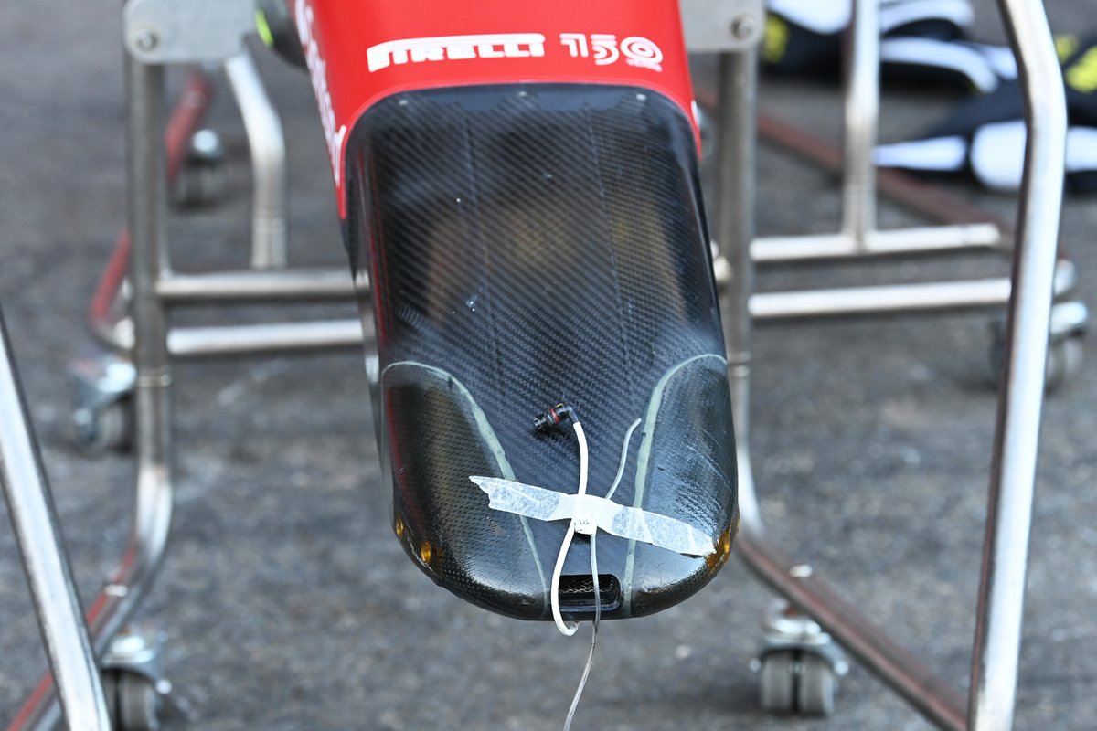 Detalle del Ferrari F1-75