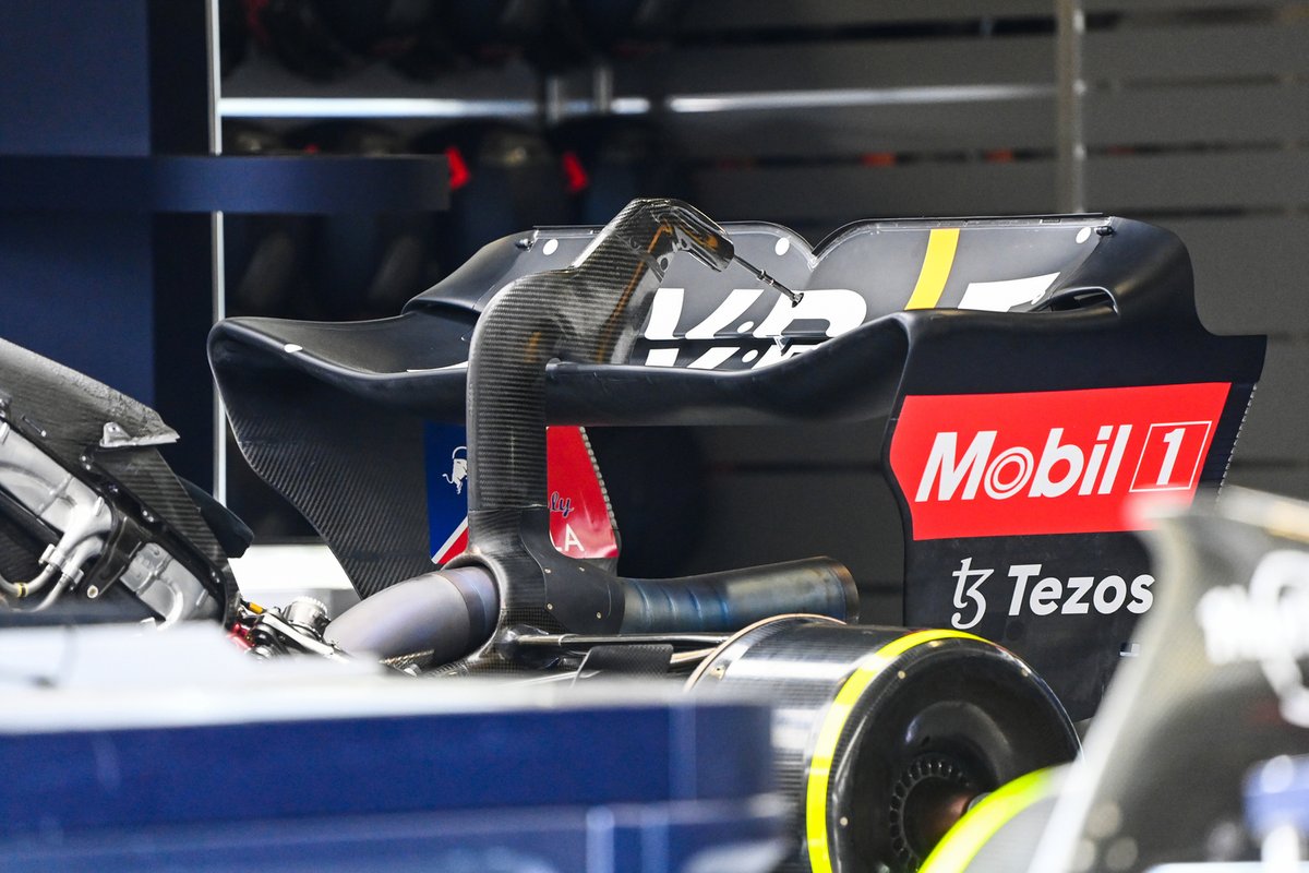 Detalle de la parte trasera del Red Bull Racing RB18