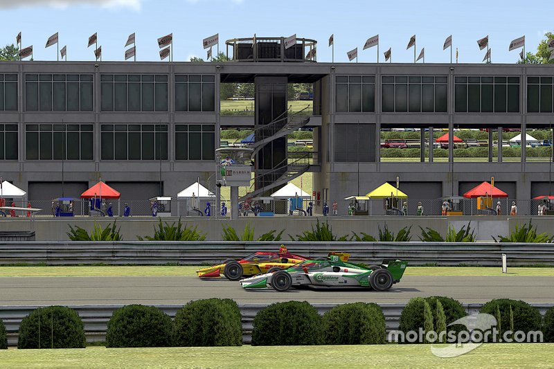 Kyle Kirkwood, Andretti Autosport Honda, Colton Herta, Andretti Harding Steinbrenner Autosport Honda