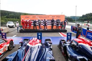 #74 Kessel Racing Ferrari F488 GTE EVO: Michael Broniszewski, Marcos Gomes, David Perel, #22 United Autosports Oreca 07 - Gibson: Philip Hanson, Filipe Albuquerque, #2 United Autosports Ligier JS P320 - Nissan: Wayne Boyd, Tom Gamble, Robert Wheldon