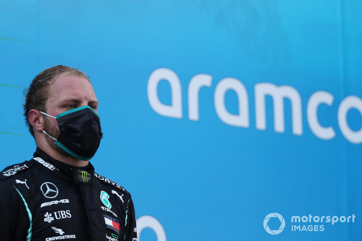 Valtteri Bottas, Mercedes-AMG Petronas F1, 3rd position, on the podium