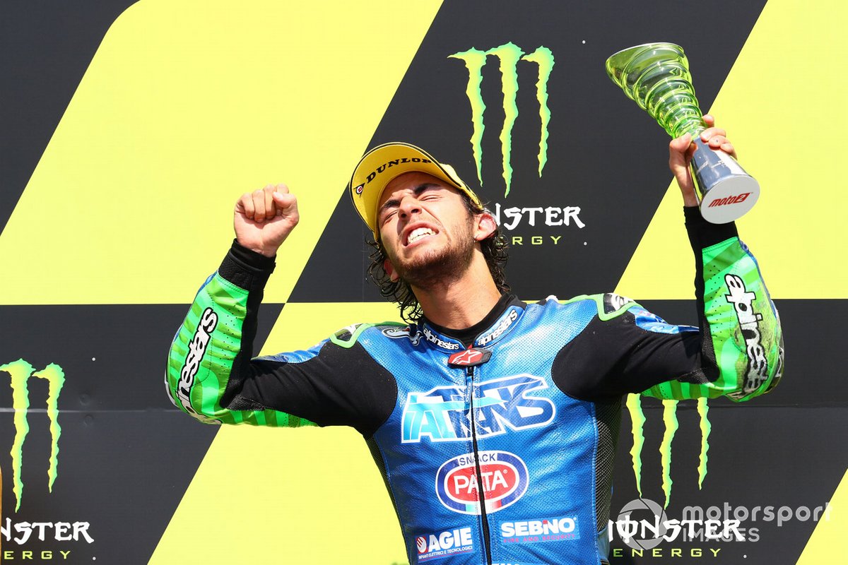 Podio: el ganador de la carrera Enea Bastianini, Italtrans Racing Team