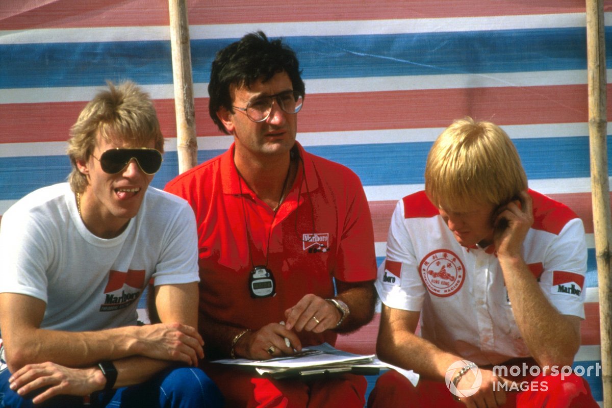 Eddie Jordan with Stefan Johansson
