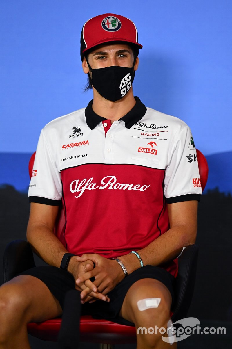 Antonio Giovinazzi, Alfa Romeo in the press conference