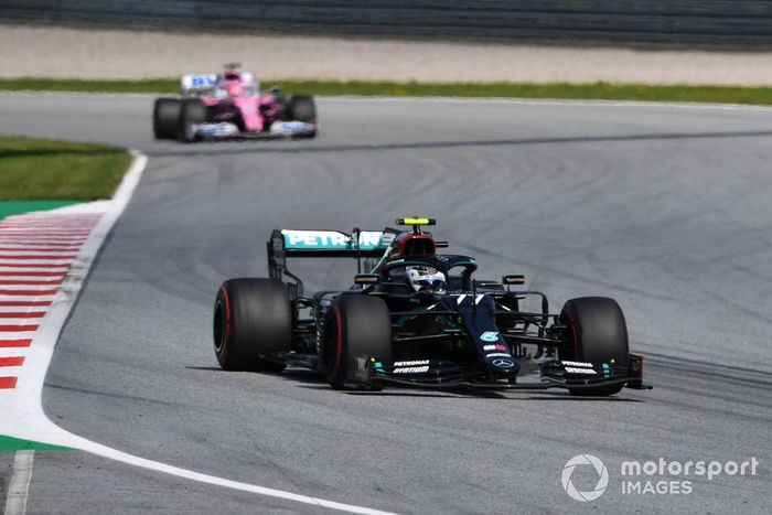 Valtteri Bottas, Mercedes F1 W11 EQ Performance, Sergio Pérez, Racing Point RP20