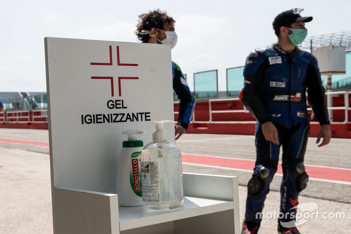 Pilotos en Misano