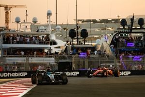 George Russell, Mercedes F1 W15, Charles Leclerc, Ferrari SF-24